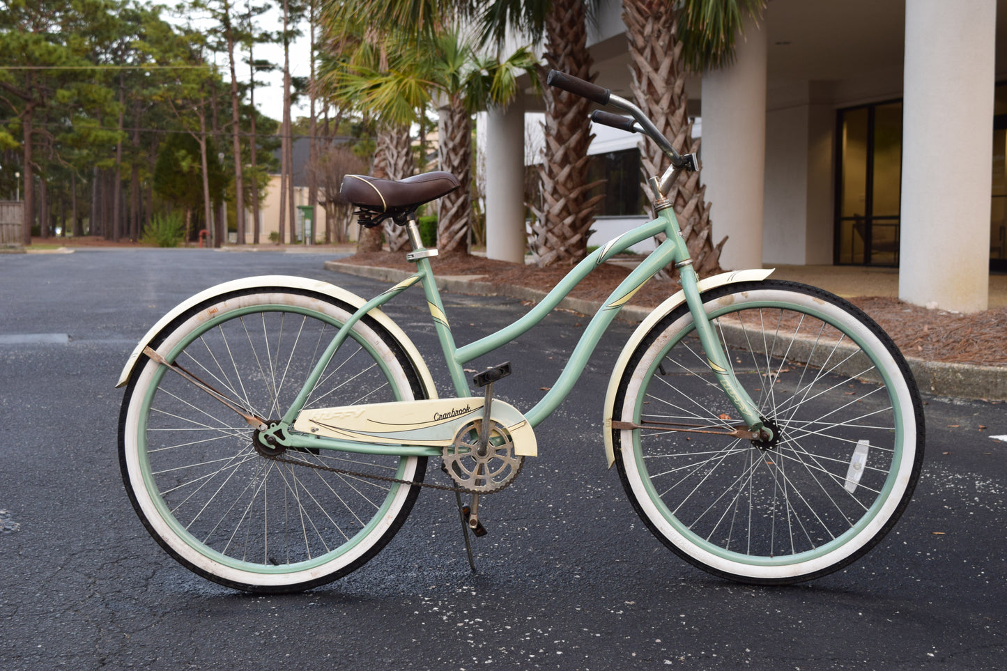 24in Minty Green Beach Cruiser