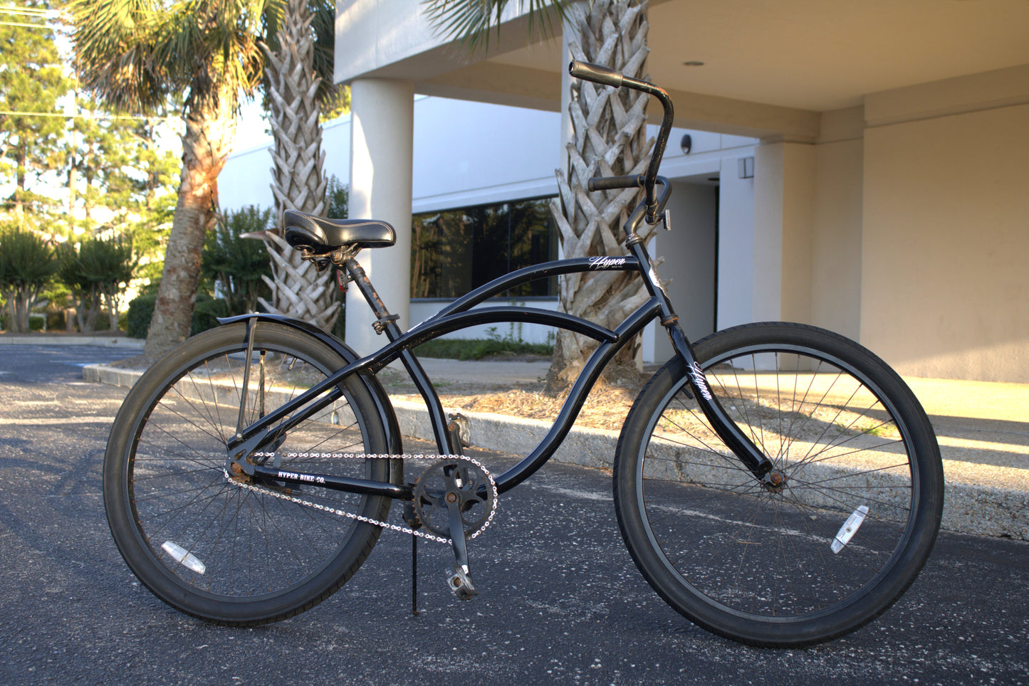 26in Men's Black Beach Cruiser